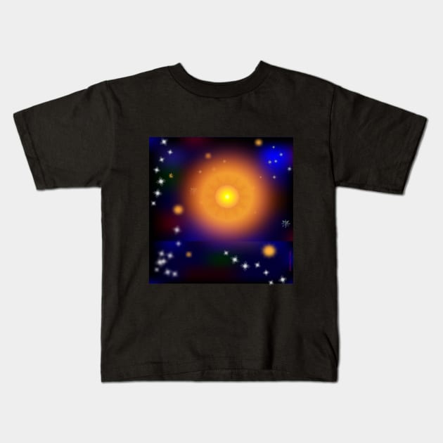 Star Shine Kids T-Shirt by Barschall